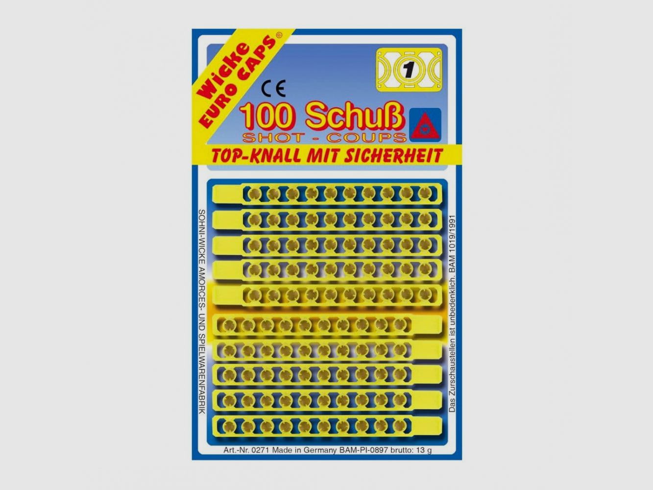 Wicke Einzelschuss Amorces 100 Schuss