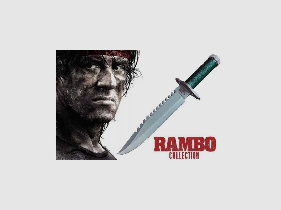 Rambo 1 First Blood Part I Bowie Messer Premium Edition