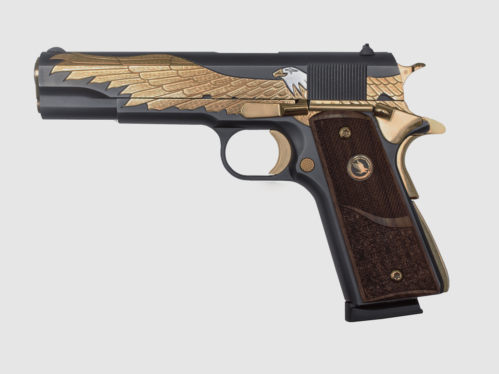 TISAS ZIG 1911 M1 5″ Golden Eagle Cal. 9x19mm