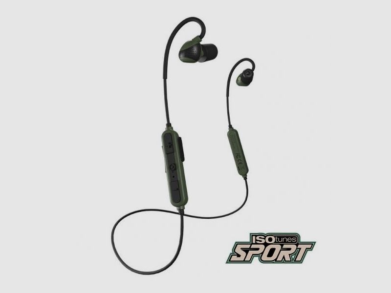 ISOTUNES Sport Advance Green active hearing protection