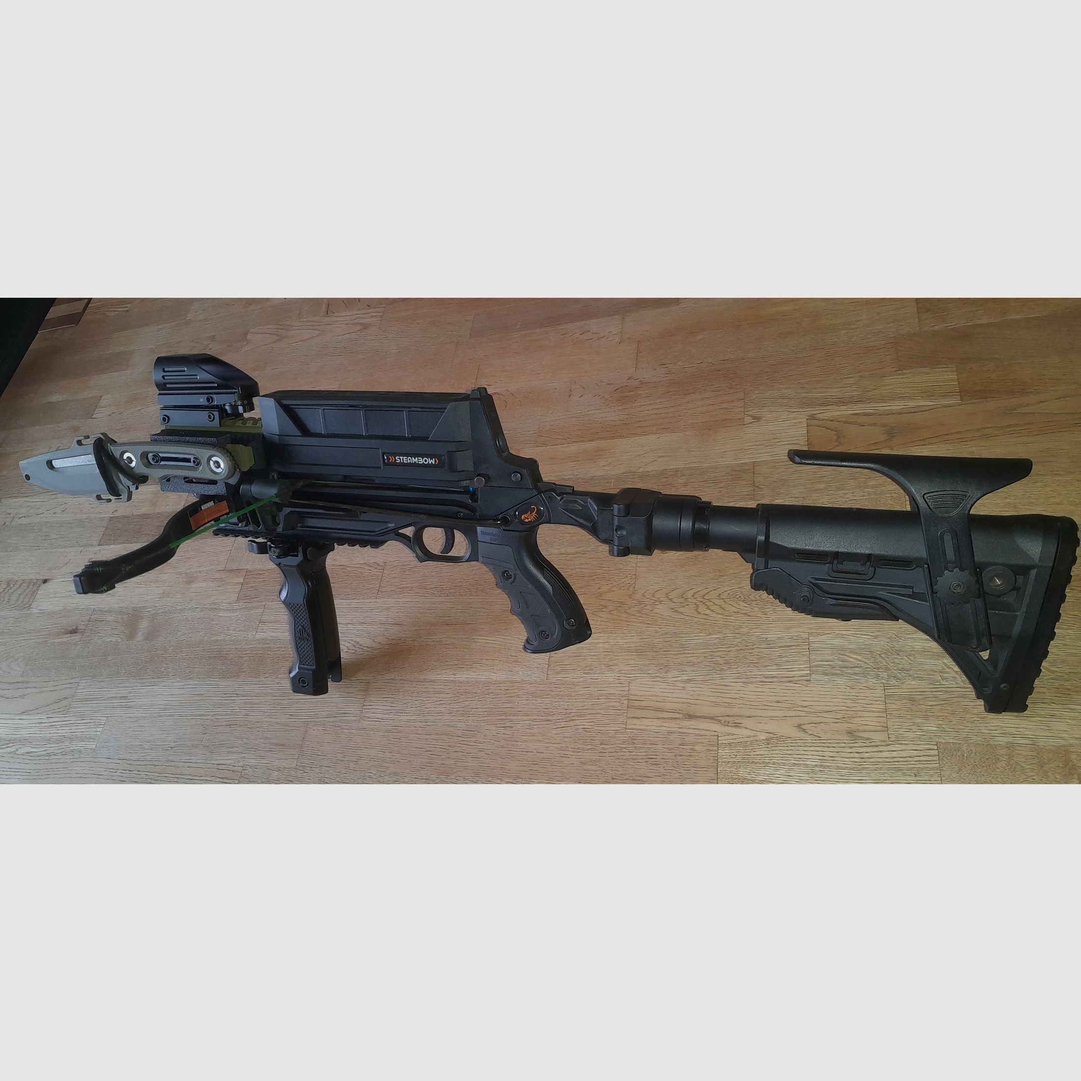 Steambow M10 con accesorios