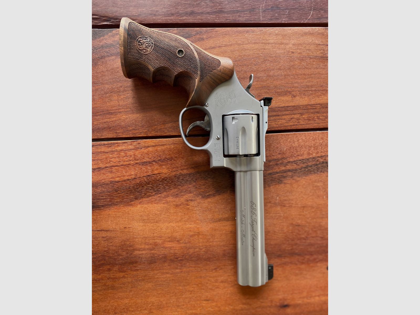 Smith & Wesson Revolver Modell 686 Target Champion Match Master .357 Magnum, immagine 2 di 8