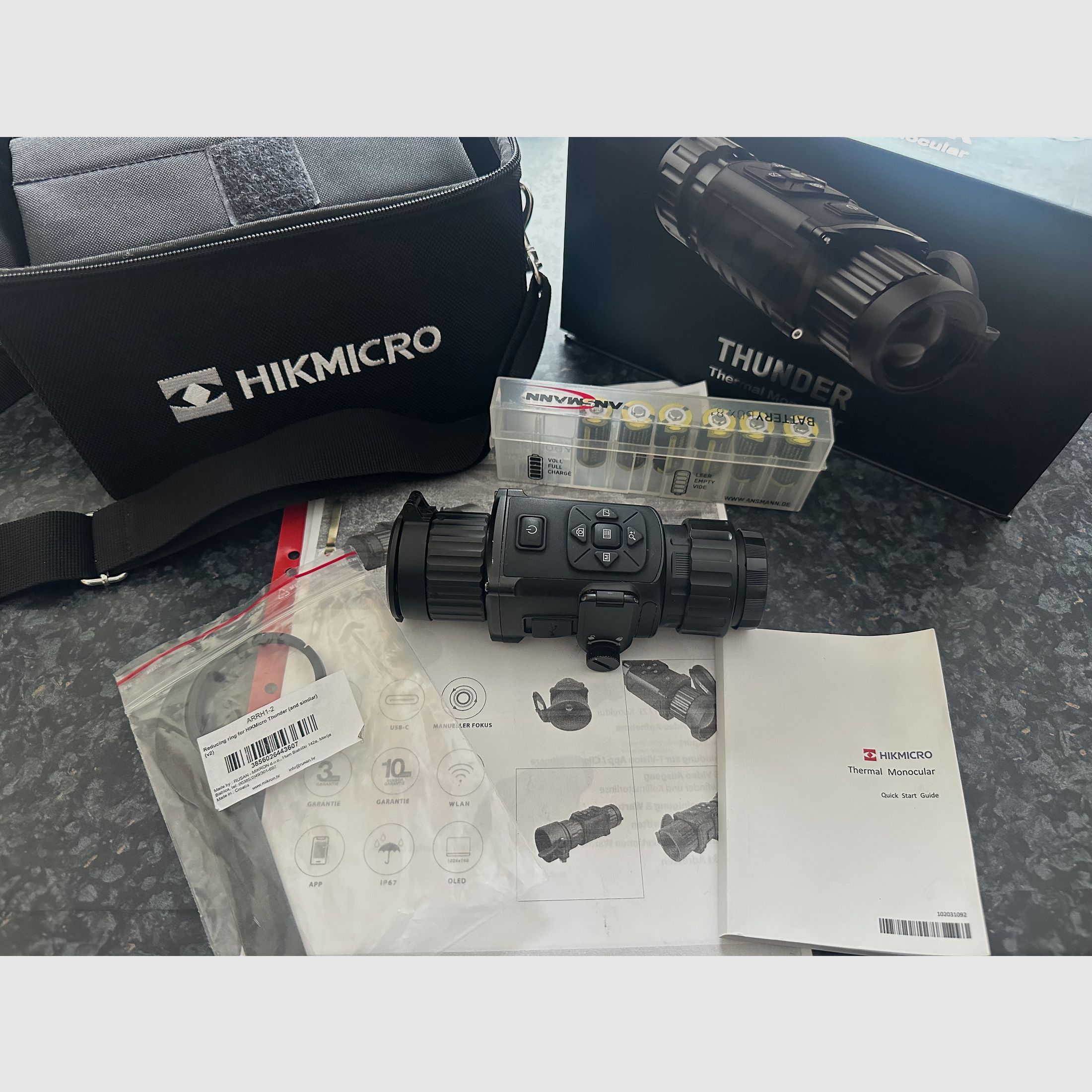 Hicmicro TE19 C thermal imaging attachment