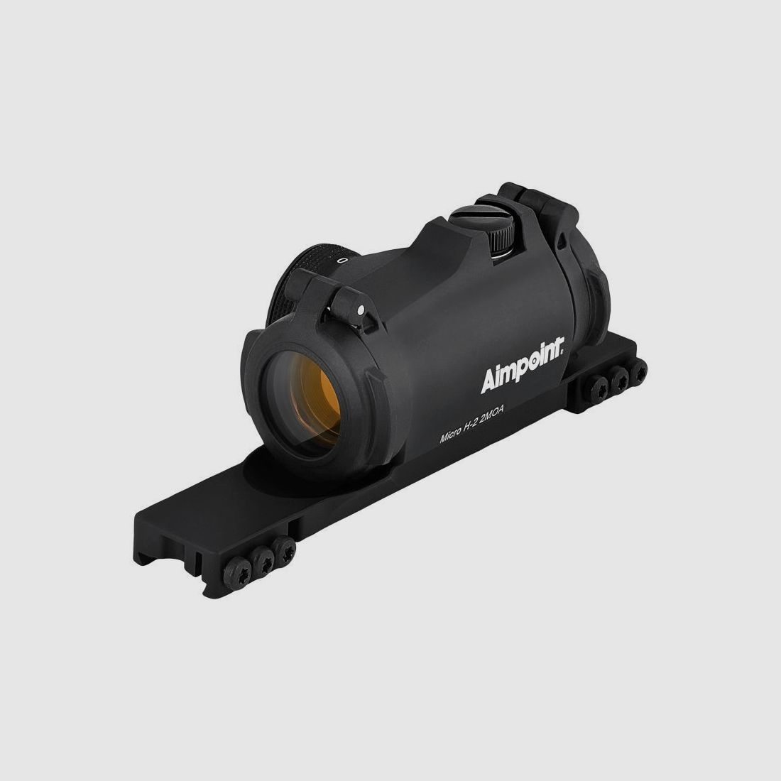 Aimpoint Rotpunktvisier Mod. Micro H-2 2 MOA / Schwarz incl. Schiene für Tikka T3 / T3X