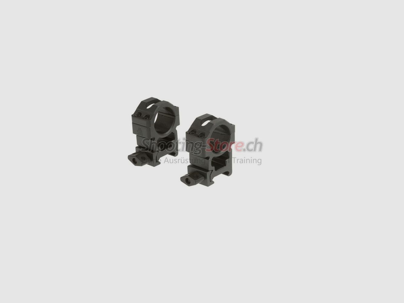 Leapers 25.4mm Anelli di Montaggio CNC Alti Neri