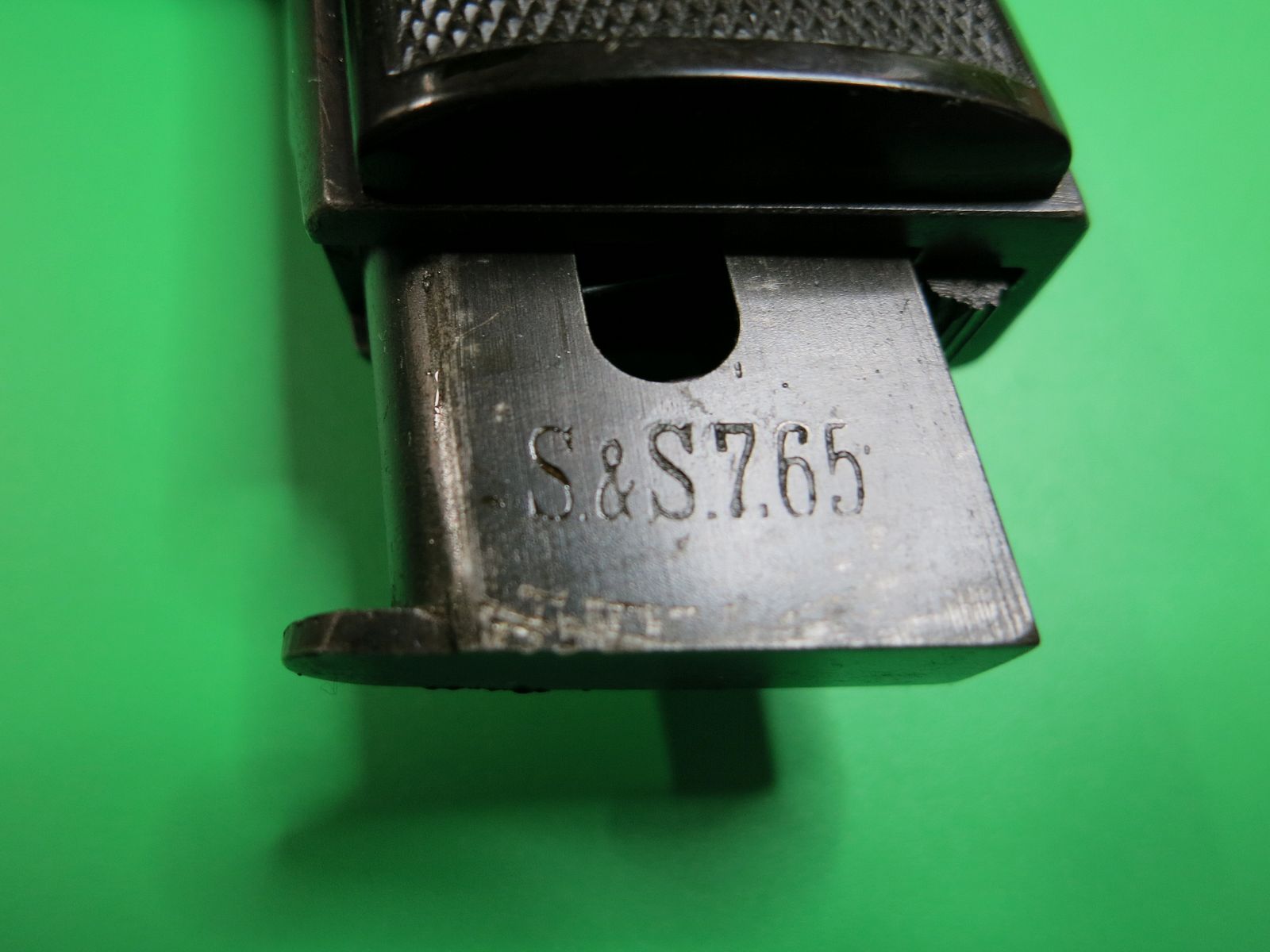 J.P. Sauer&Sohn Modelo 13 (1913), 7,65 mm Browning, pistola de servicio     #80