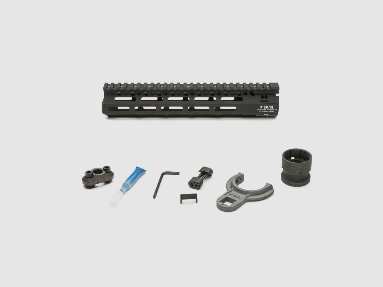 BCMGUNFIGHTER MCMR Rota in Alluminio - 5.56, 10-pollici-Nero (slot M-LOK®)