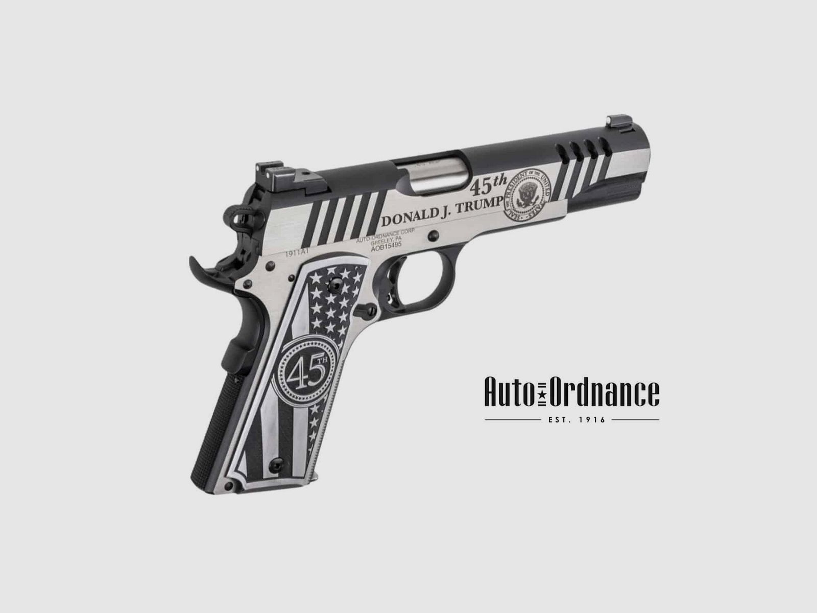 Auto-Ordnance 1911A1 Trump One 5″ .45 ACP