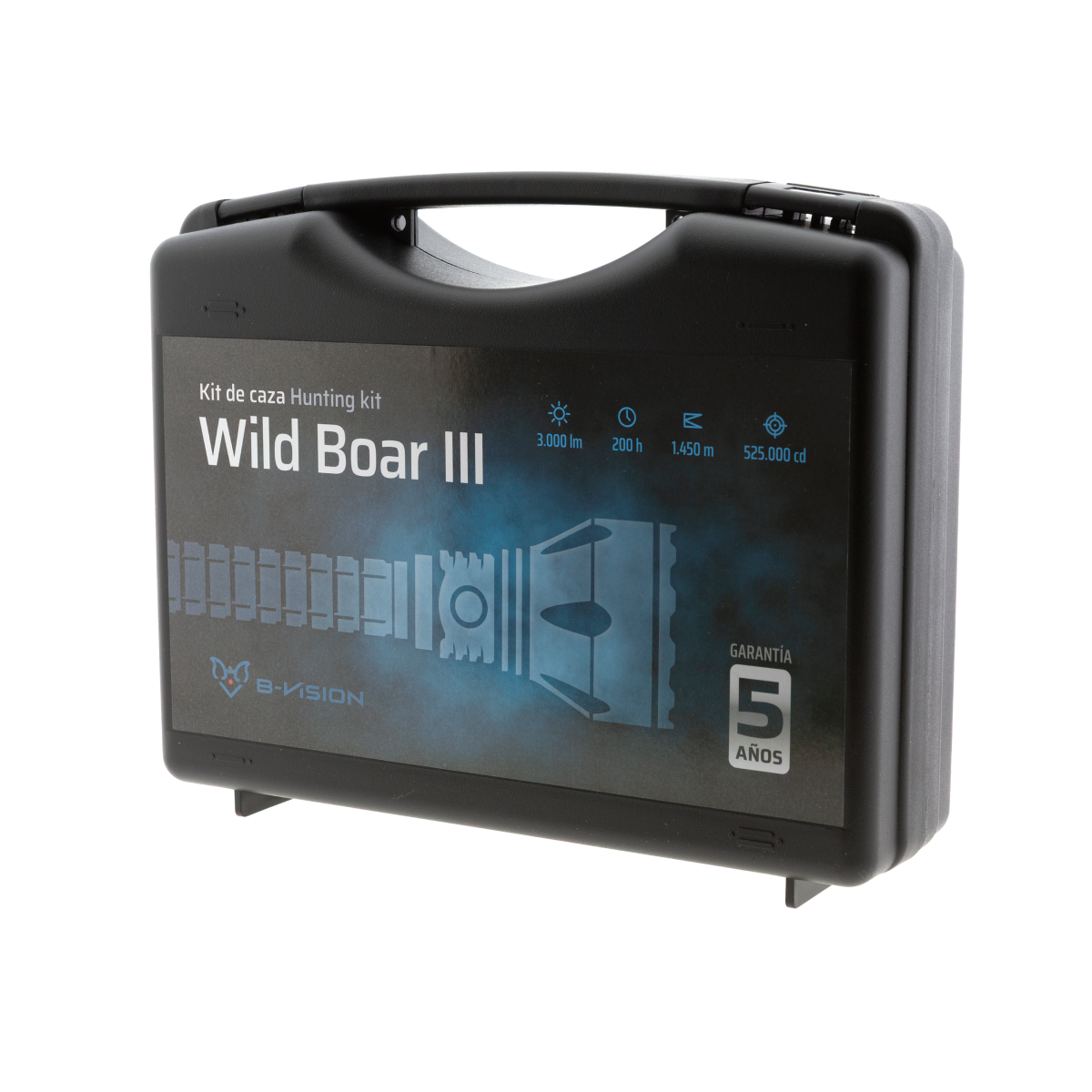 Kit de caza linterna B-Vision WILD BOAR III 3.000 lúmenes, imagen 8 de 8