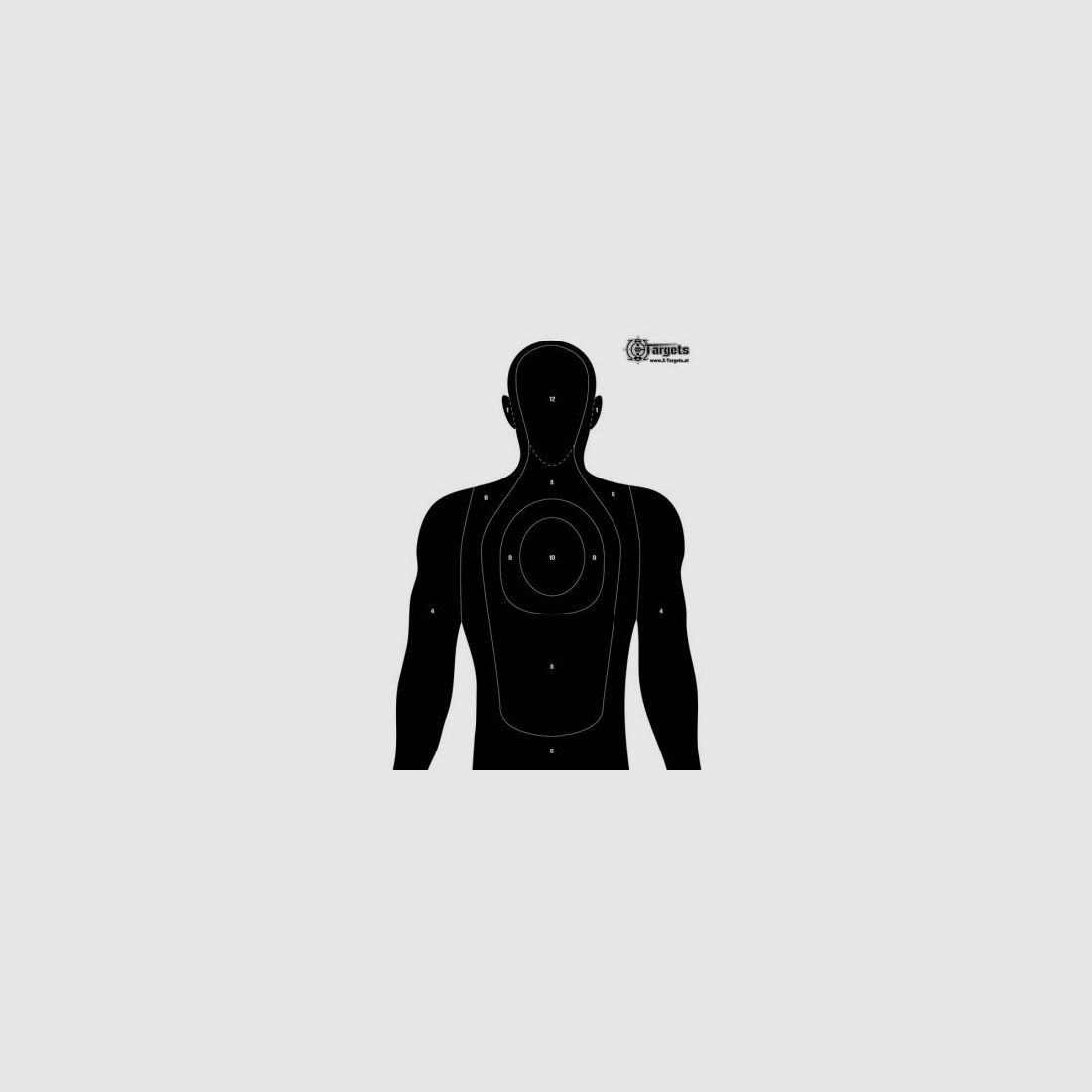X-Targets – Human Silhouette Zielscheibe