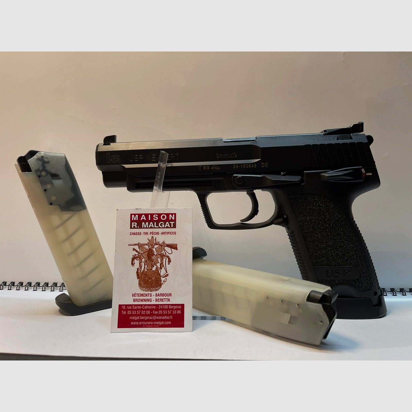 HK USP EXPERT Kal. 9X19 gebraucht, Bild 2 von 2