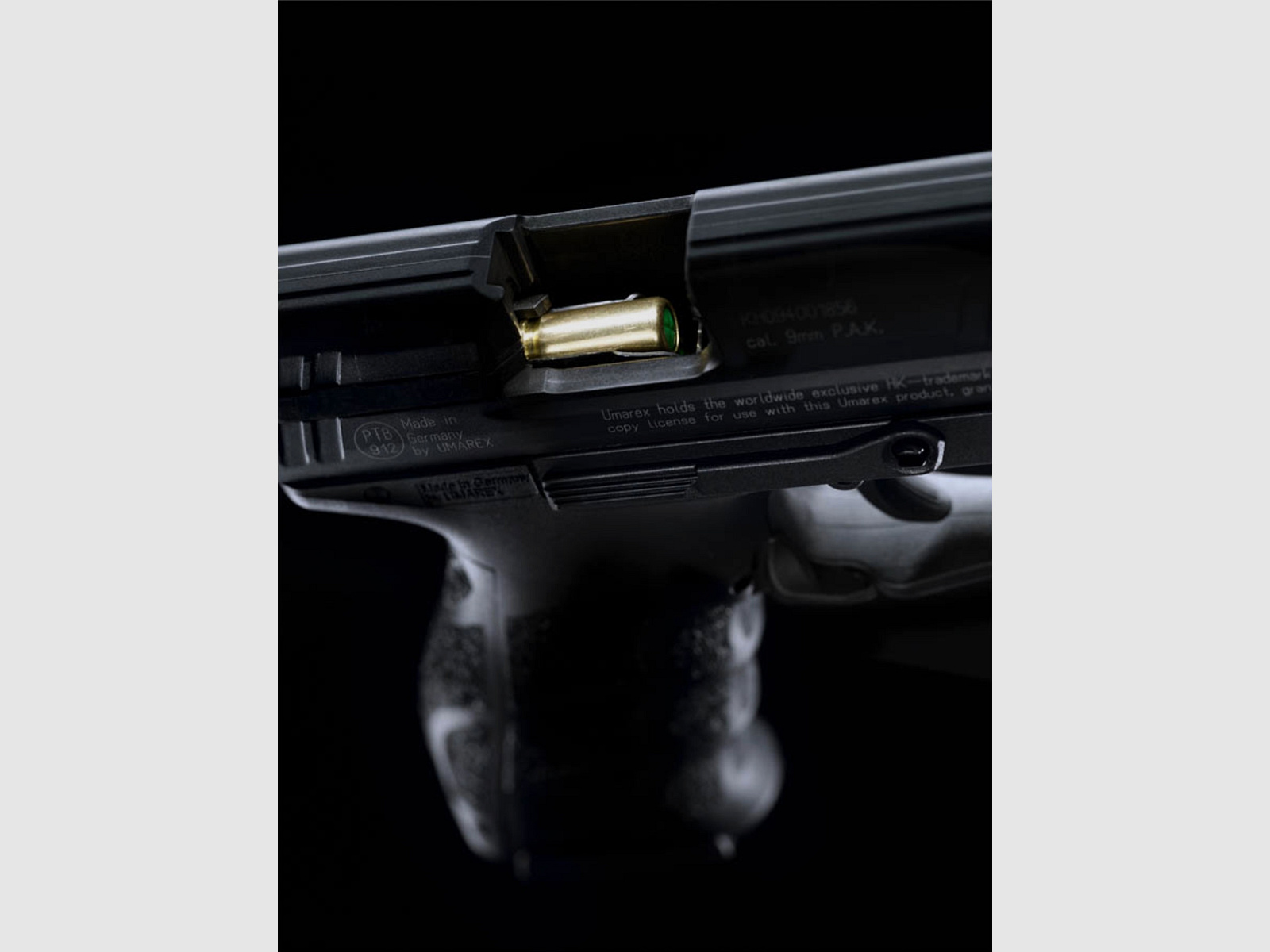 Umarex 302.02.00 Heckler & Koch P30 9 mm P.A.K. Zwart Schreckschusswapen Pyro