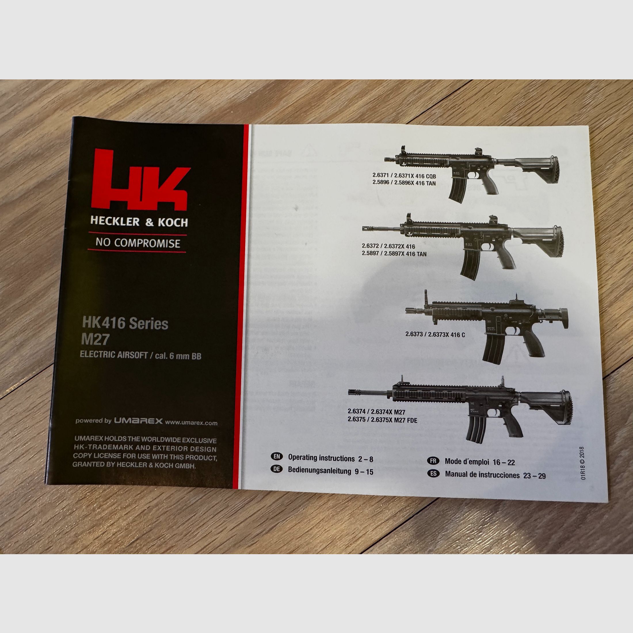 Heckler & Koch HK416 D y compris accessoires S-AEG