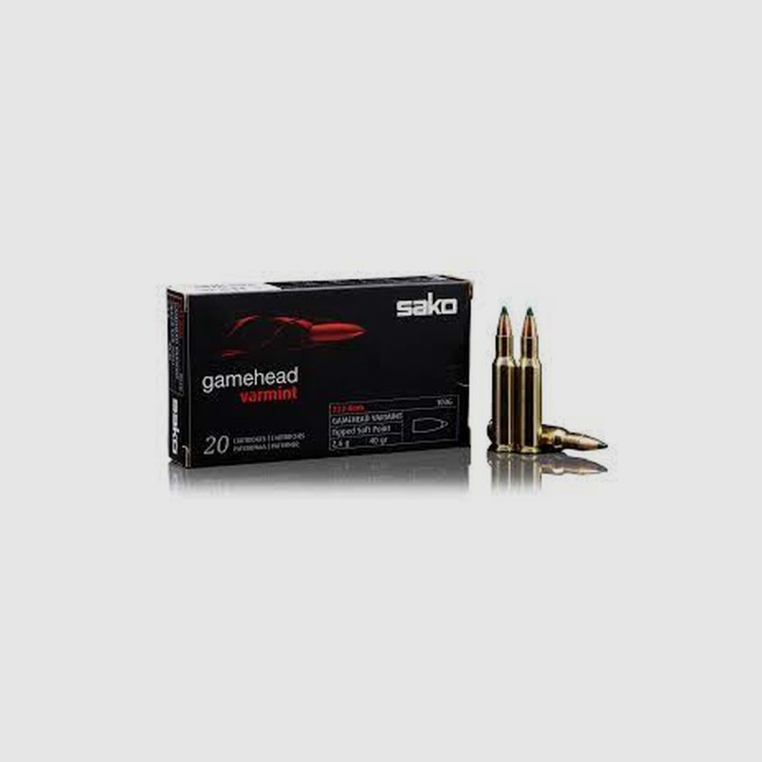SAKO PATRONEN Kal. 223 REM 55 GR SP