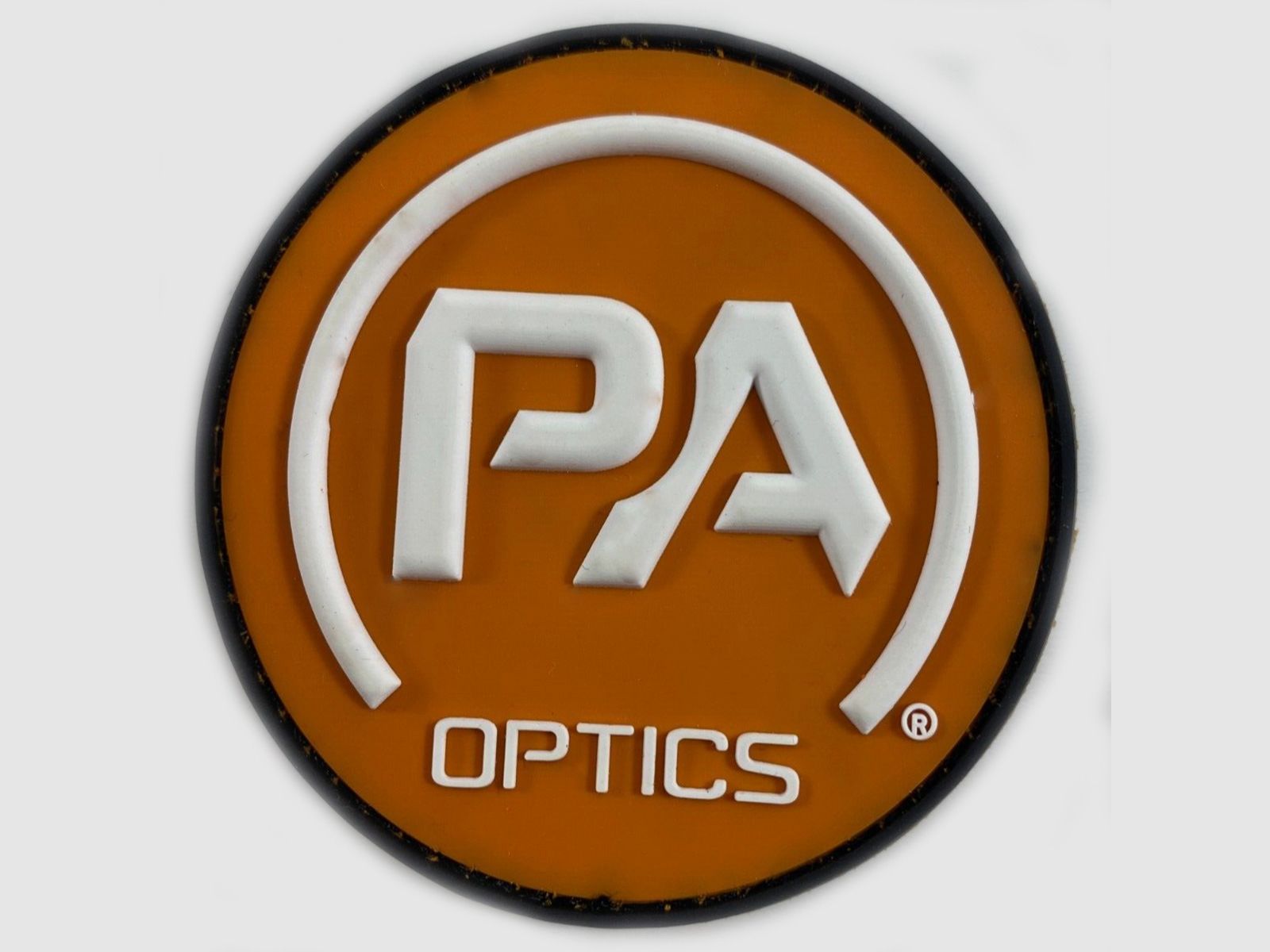 PVC patch with logo and Velcro