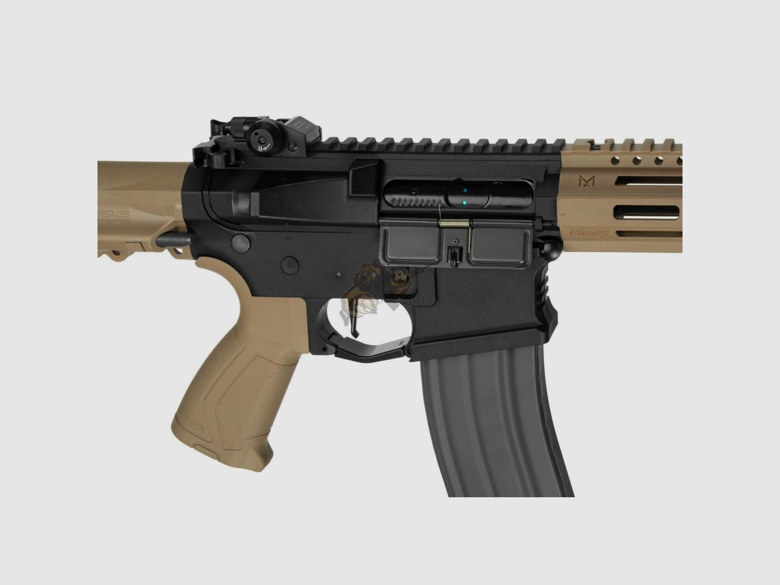 G&G CM16 Raider L 2.0E met ETU in Desert Tan Airsoft S-AEG vrij vanaf 18