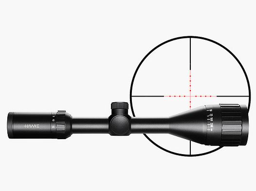 Zielfernrohr von Hawke Modell Vantage IR 1 Zoll 4-12x50 AO, Absehen Mil Dot