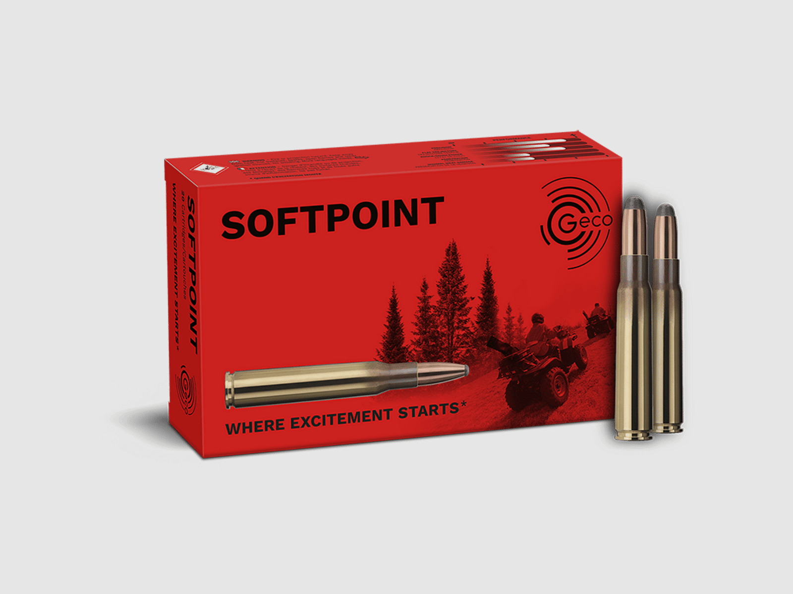 8x57IS Geco Softpoint 12.0g / 185grs.