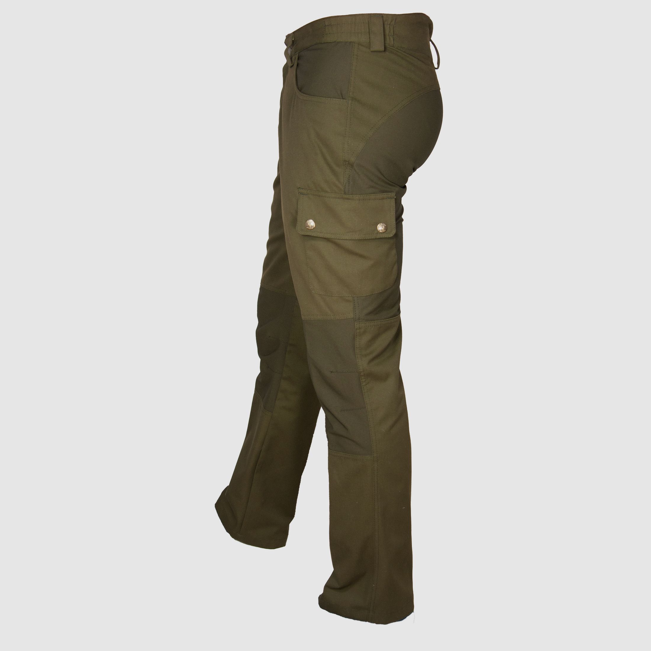 Canvas Outdoorhose - mit Strechpartien, Kurzgröße