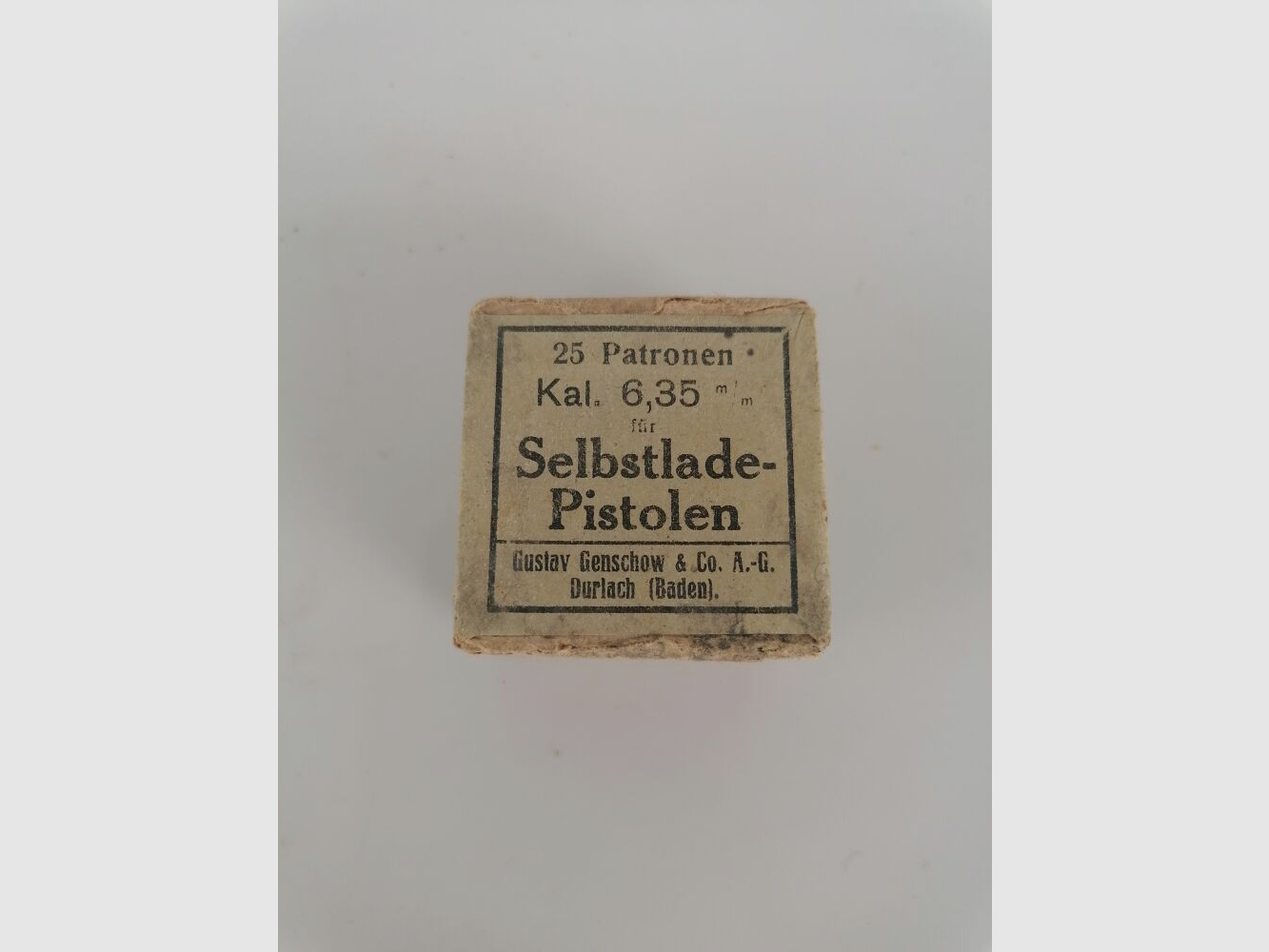 Gustav Genschow & Co. A.-G. Selbstladepistolen