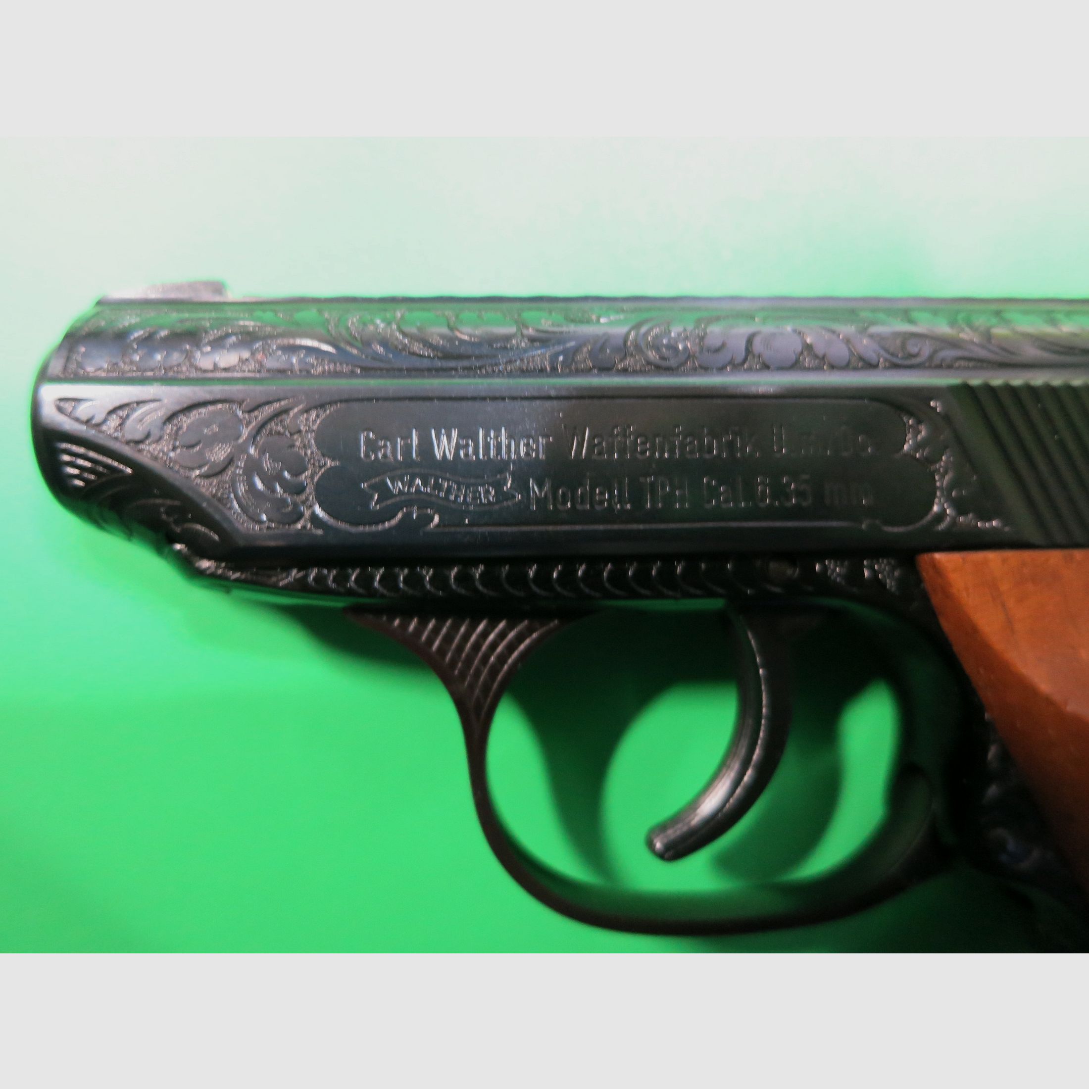 Walther/Ulm, Modell TPH "Eichenlaub", Kaliber .22lr, Taschenpistole, wie neu     #73, Bild 8 von 12
