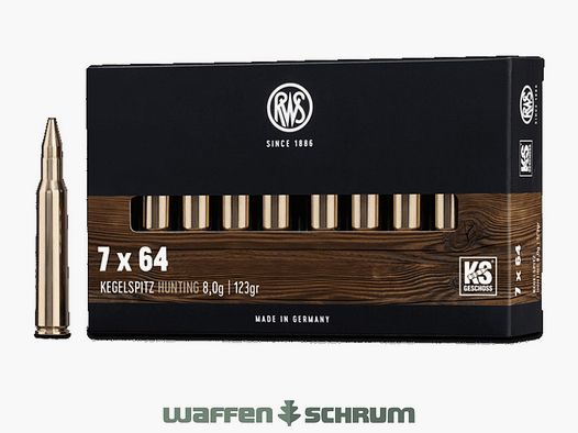 RWS Kegelspitz 8,0g - 123gr 7x64