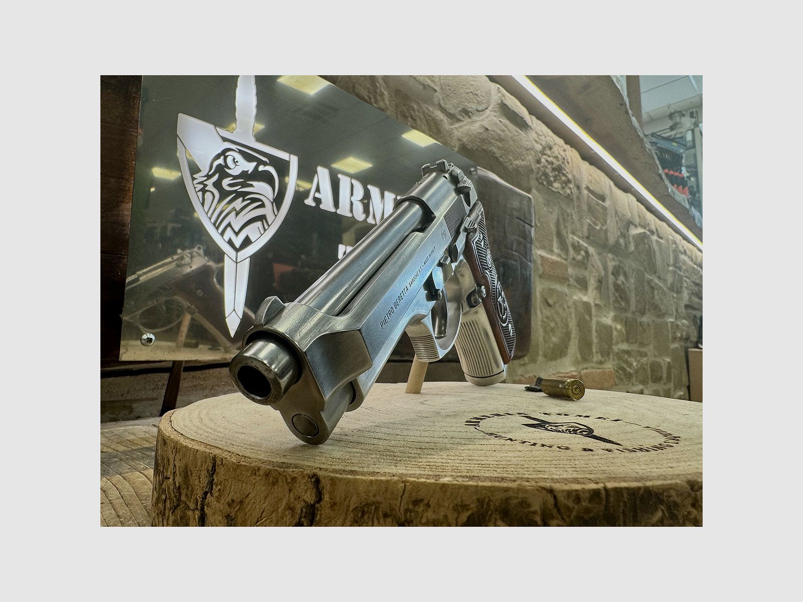 USATO – PISTOLA – BERETTA MOD. 98FS INOX cal. 9×21, immagine 2 di 6