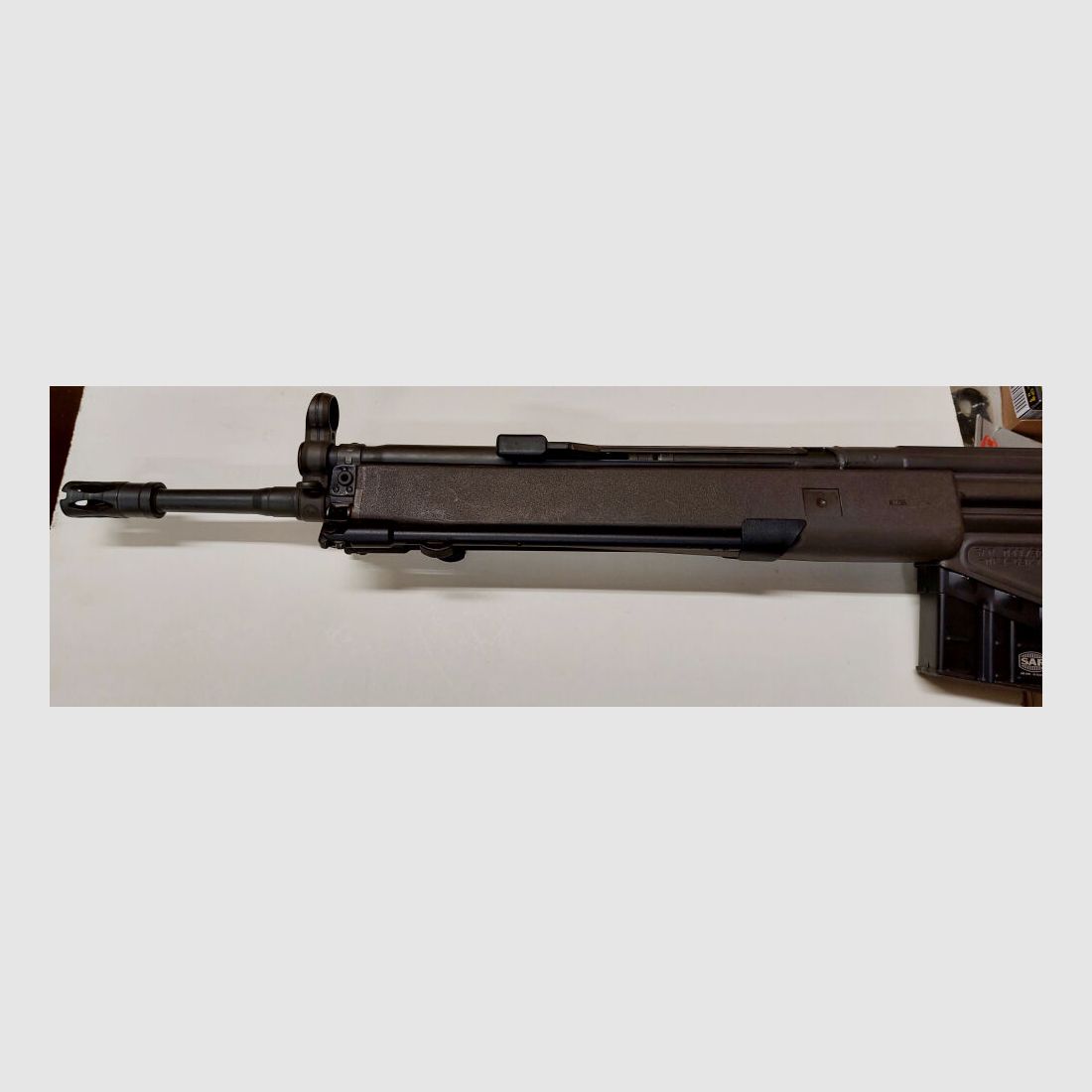 Armes helléniques (EBO) Armes helléniques (EBO) Variante 1 G3 Bipied avec pieds en acier pour garde-main trapézoïdal