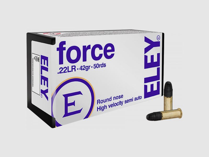 Eley Force .22 LR LRN 42 grs Kleinkaliberpatronen