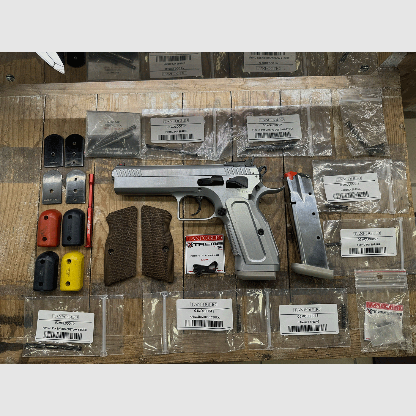 GEBRAUCHT – PISTOLE – TANFOGLIO MOD. STOCK II Kal. 9×21, Bild 6 von 6