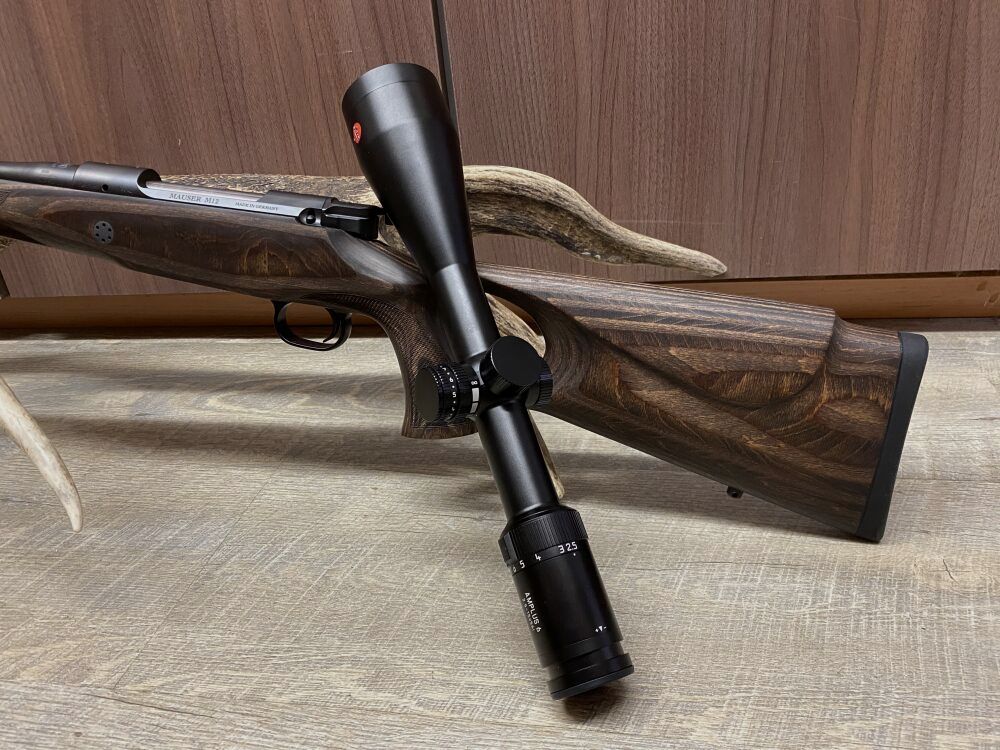 Mauser M12 Max, con Leica Amplus 6 2,5-15x56 i