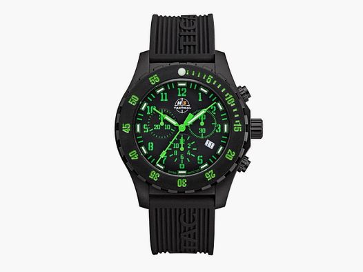 H3Tactical Trooper Carbon Green Chronograph H3 Tactical Watch
