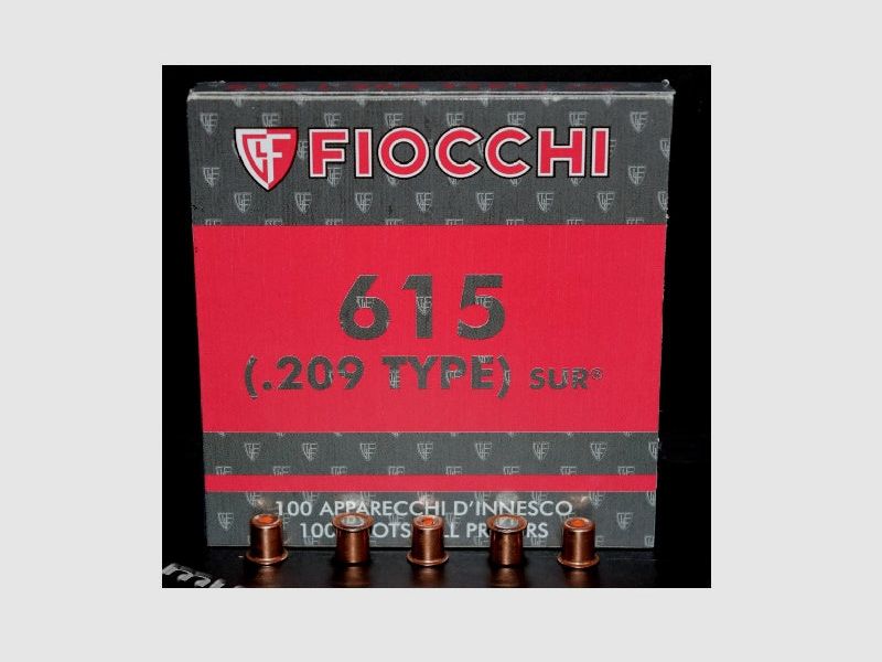 FIOCCHI Amorces DFS 615 SUR Conf. 100pcs