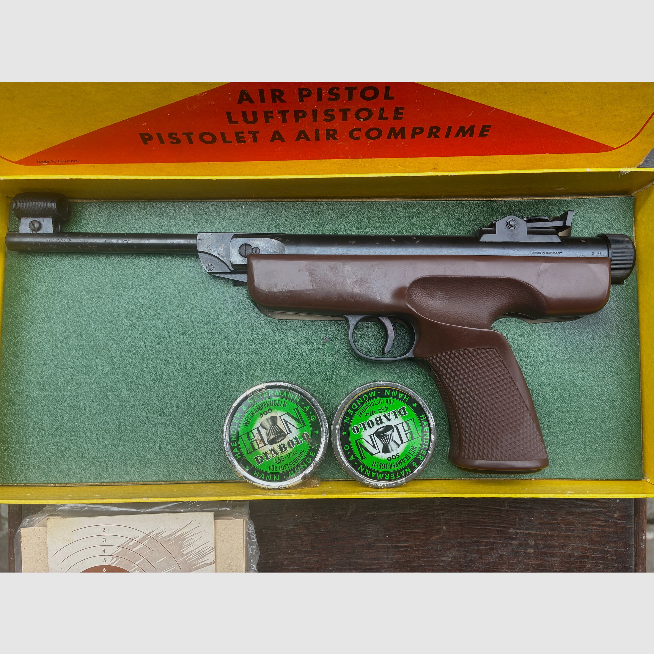 Diana Mod. 5 air pistol incl. original packaging and instruction manual