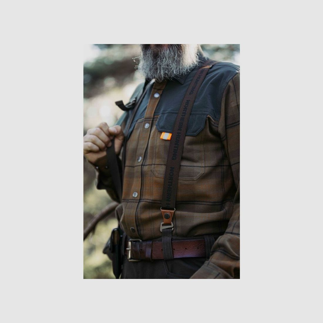 Northern Hunting Herren Hemd Kjall Braun