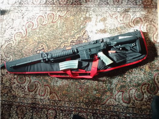 M4 Carbine Kipplauf 4,5mm + Tasche