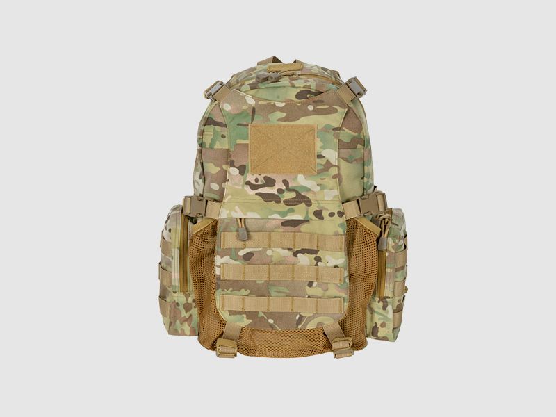 Tactical backpack with helmet pocket - BLACK [8FIELDS]