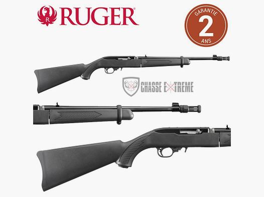 Carabine RUGER 10/22 Takedown Noire Cache Flamme cal 22lr
