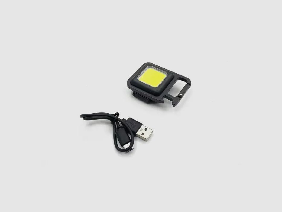 Schlüsselanhänger mit wiederaufladbarem COB-Light