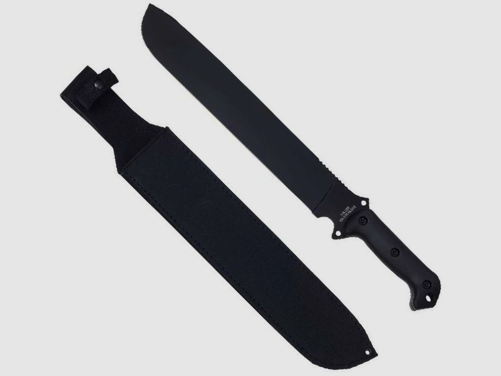 Machete 46cm blade 33cm black plastic handle