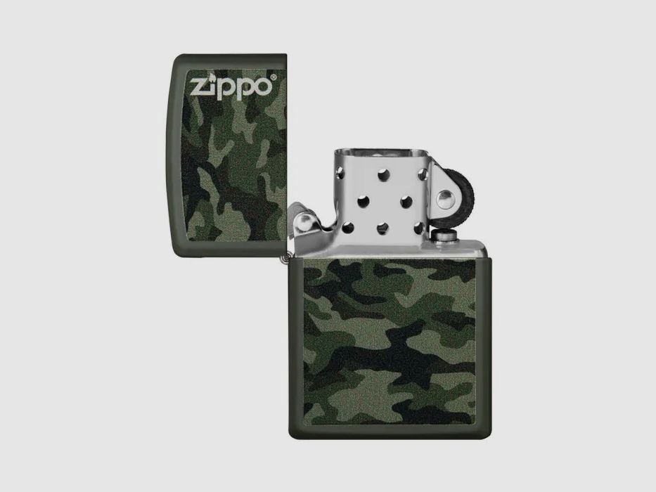 Zippo benzineaansteker camouflage