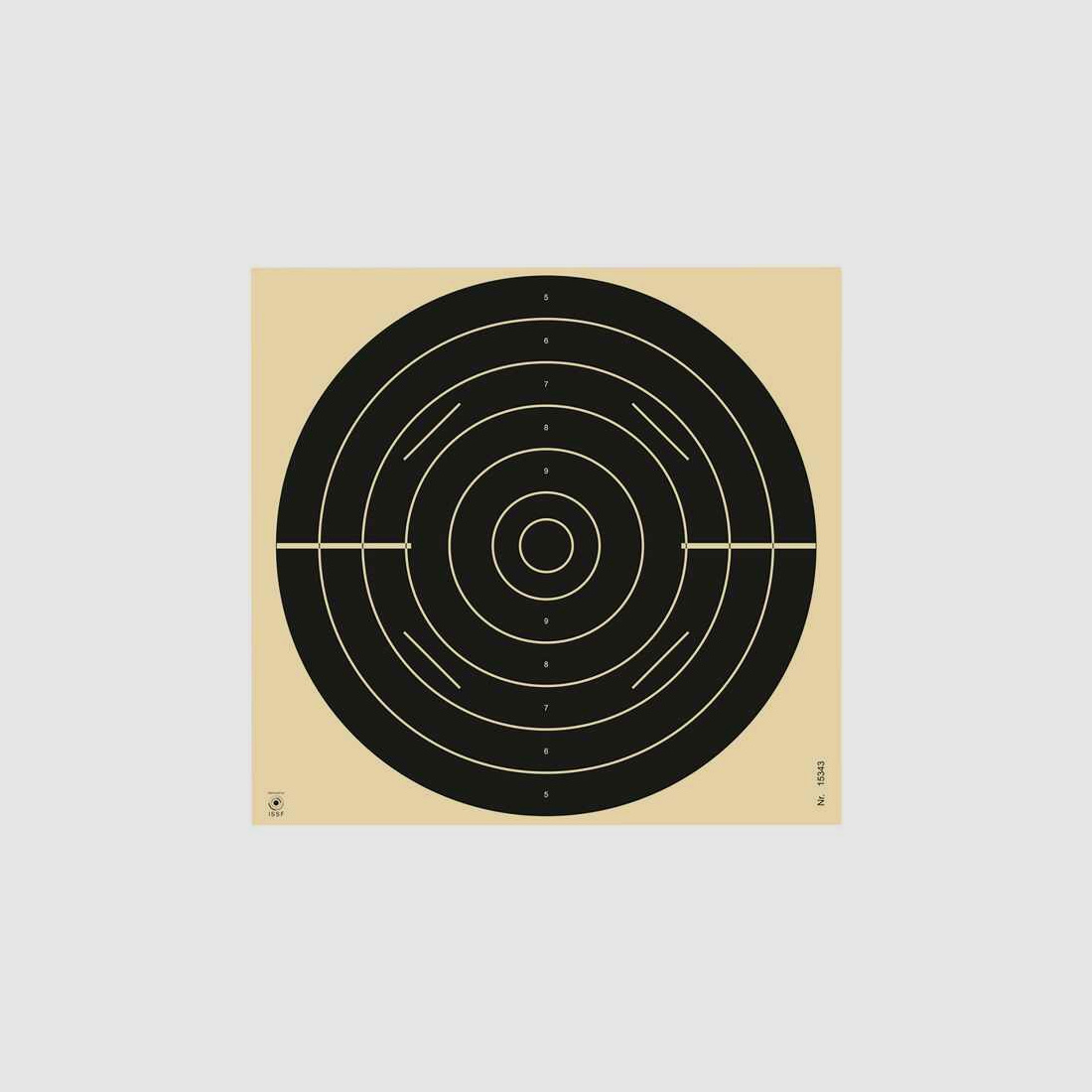 Scheibe Schnellfeuer 25m 55X52cm 250 St