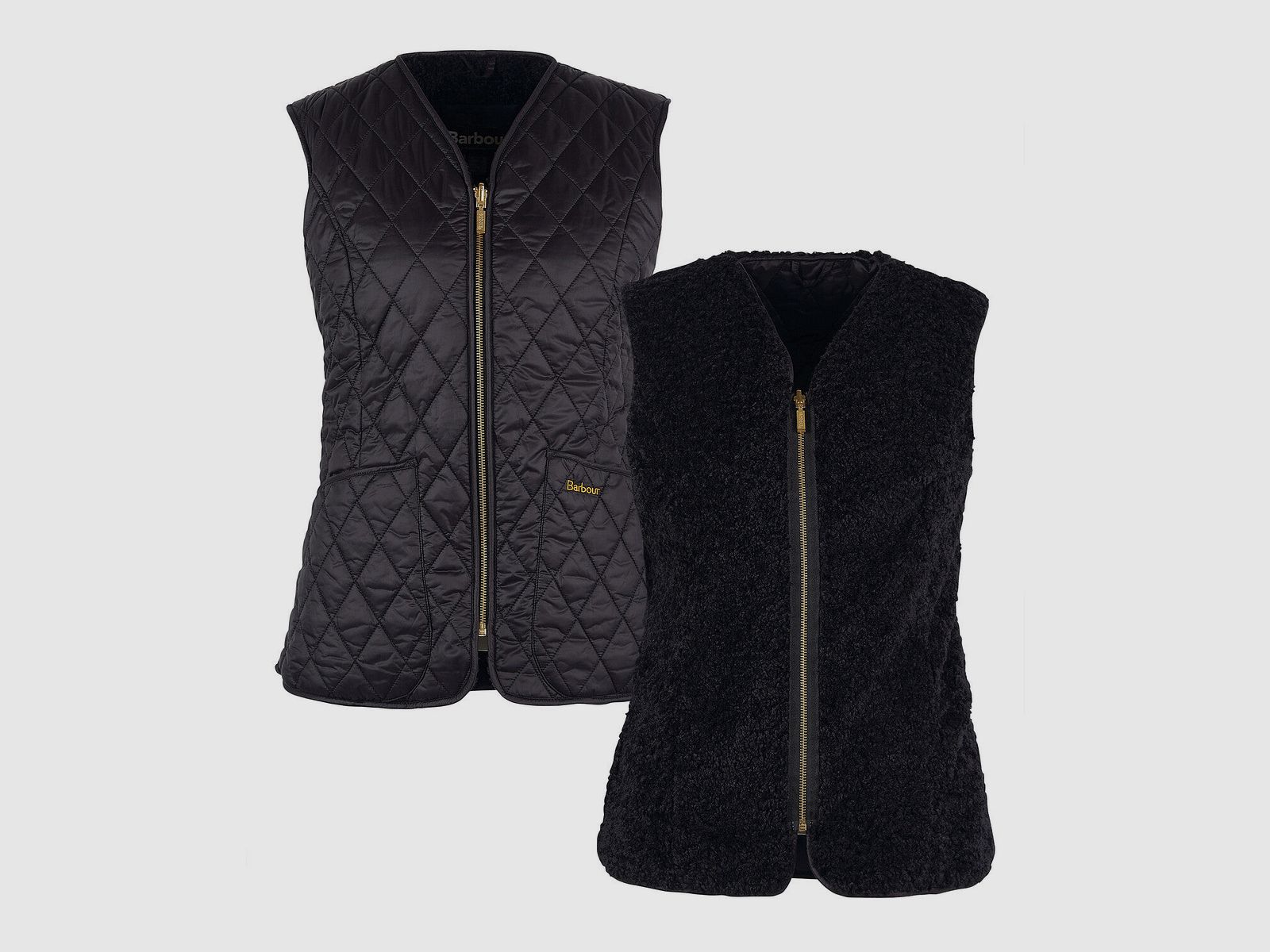 Barbour Fleeceweste schwarz
