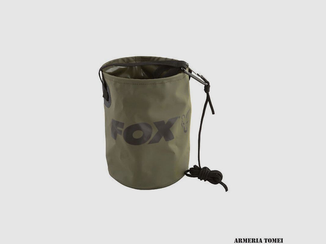 FOX – BALDE PLEGABLE PARA AGUA con cuerda de caída y clip, imagen 1 de 4