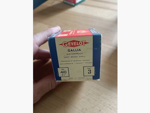 25Schuss 410 /65 gr3  Gevelot Gallia Walterprof 