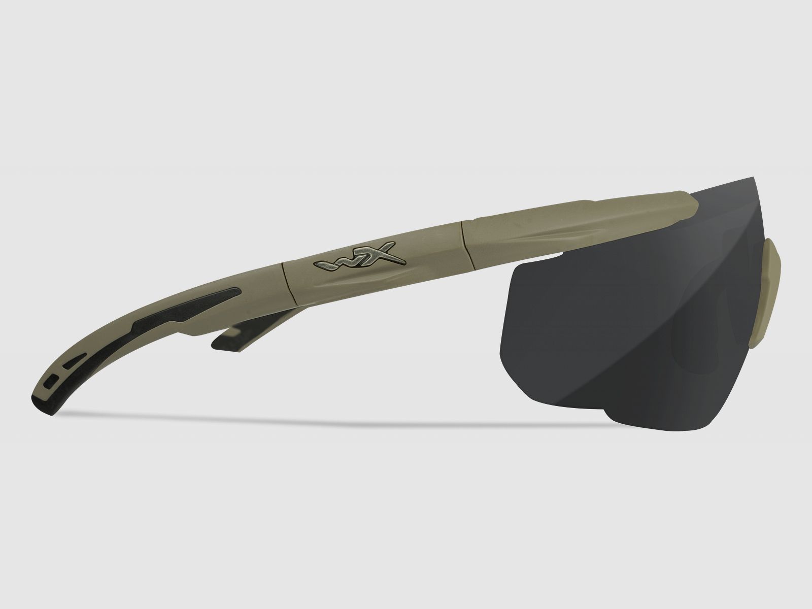 WX SABER Advanced Brille mit 3 Wechselgläsern, Gestellfarbe Matt Tarnfarbe