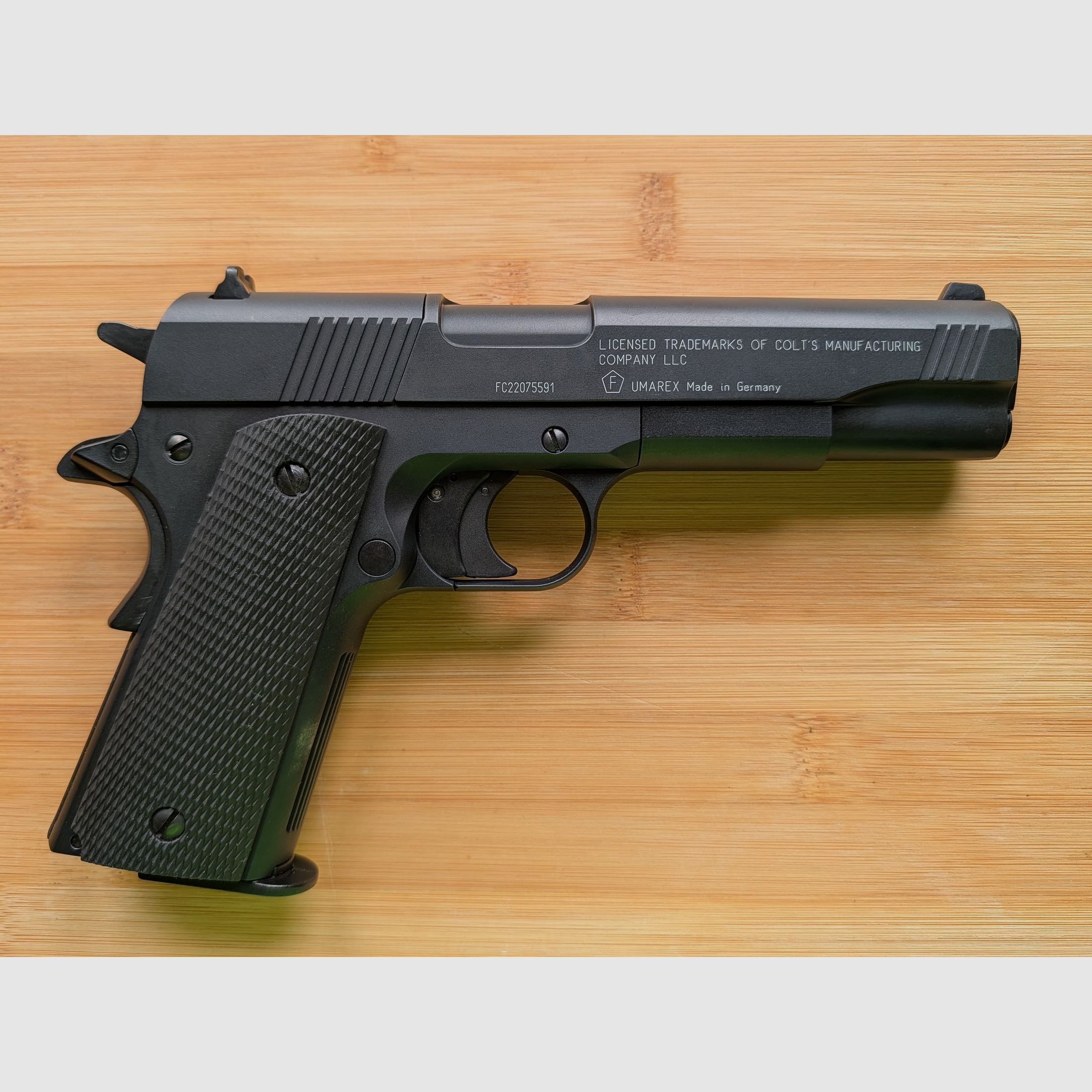 Colt Government 1911 A1 4,5 mm (.177) Diabolo, CO₂, < 4,0 J