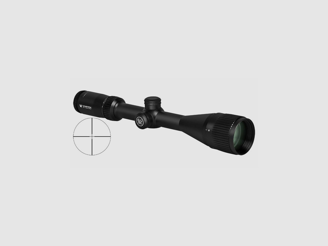 Vortex Crossfire II 6-18x44 Zielfernrohr mit Dead Hold BDC nicht beleuchtet und Ringen ø25,4mm