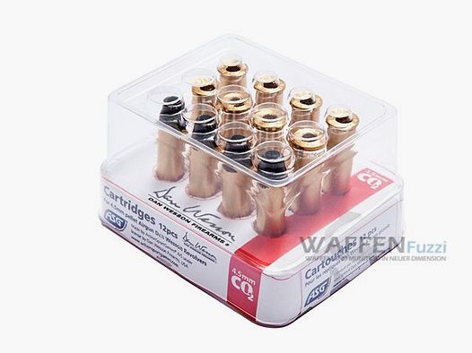 Hülsen für Dan Wesson CO2 Revolver 4,5mm Diabolo 12 Stück