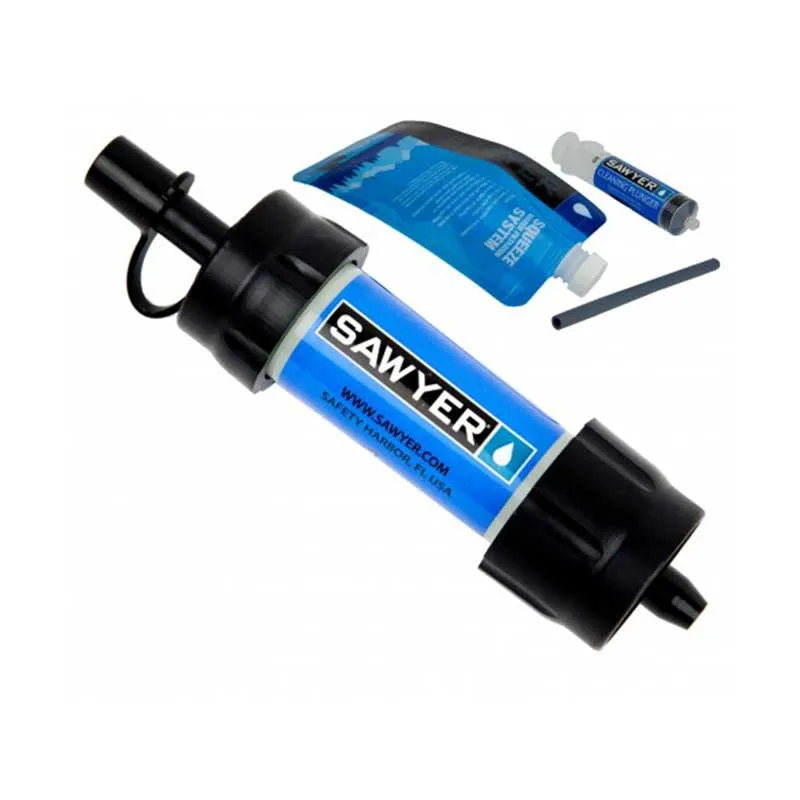 Wysokowydajny filtr turystyczny do uzdatniania wody Sawyer Mini SP105 niebieski